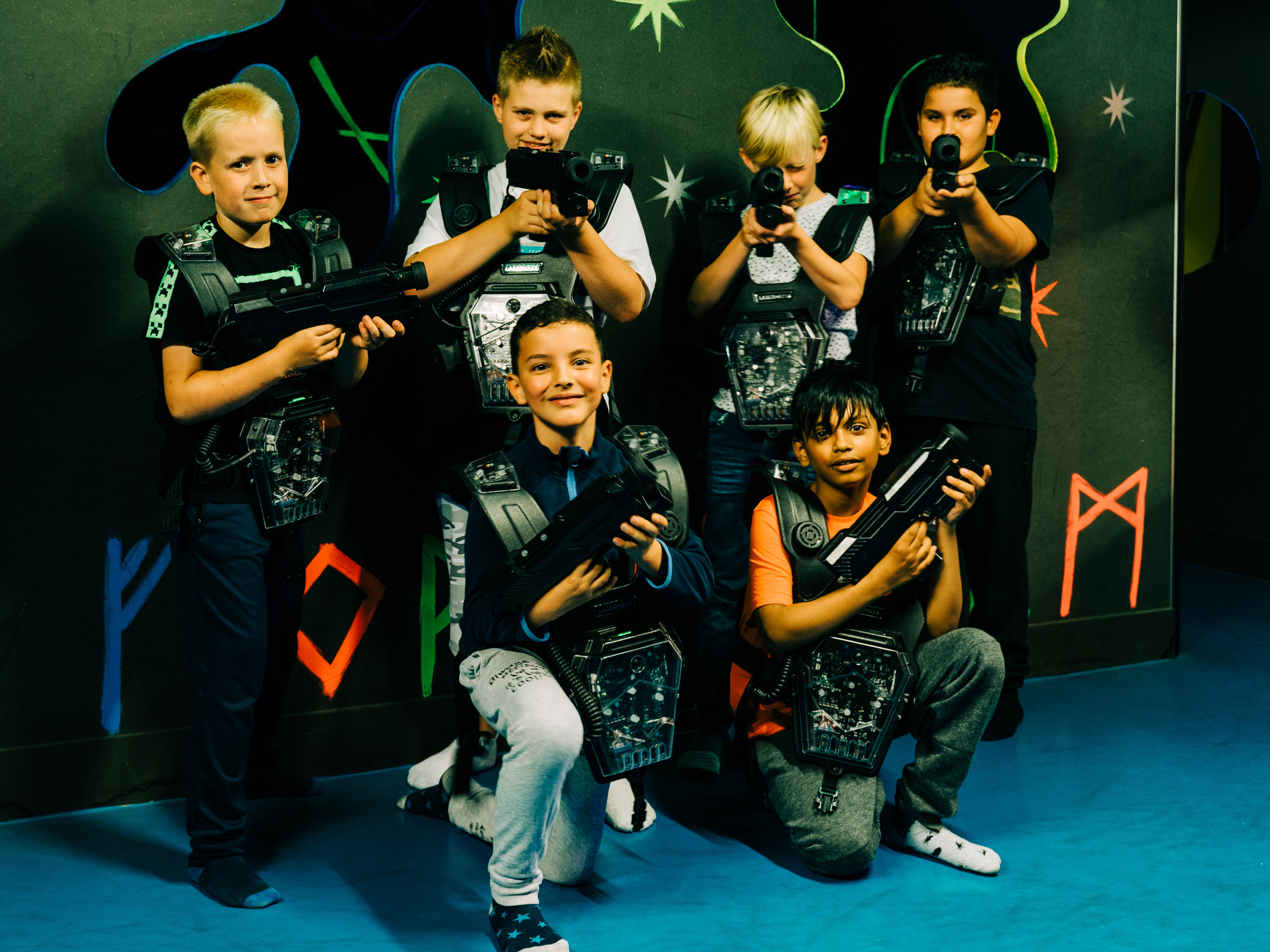 Lasergame kinderfeestje 6-10 jaar: Onbeperkt spelen in KidZcity